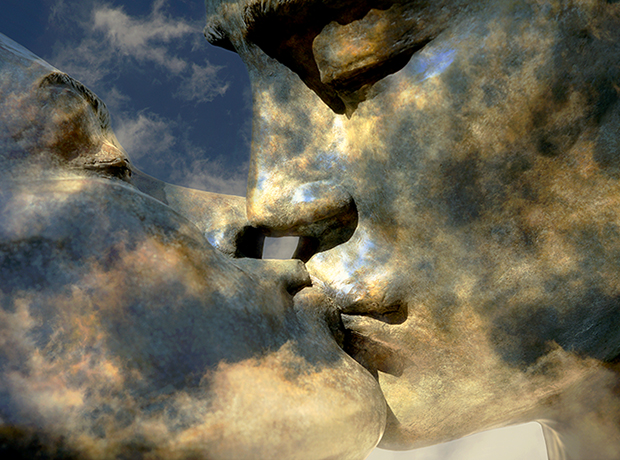 Baiser dans le ciel